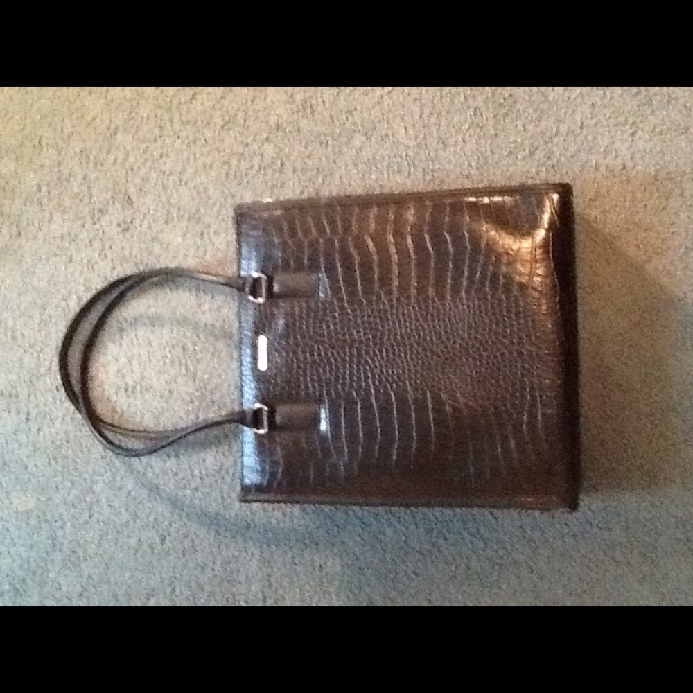 Black Leather Laptop Case