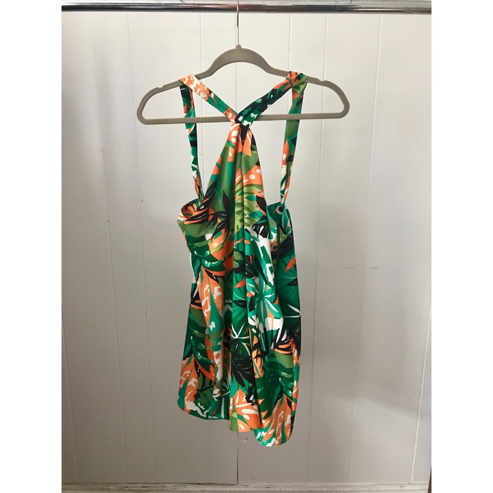 ZARA Printed Short Jumpsuit