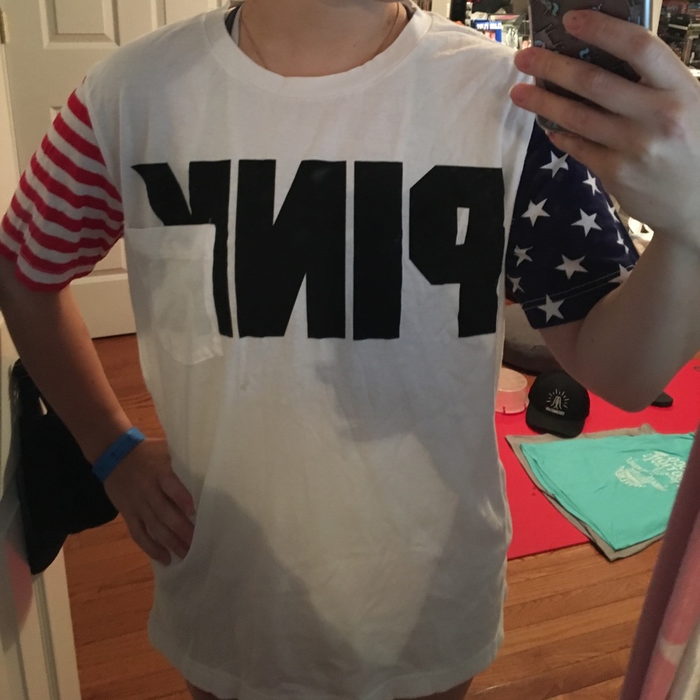 Pink 'merica shirt