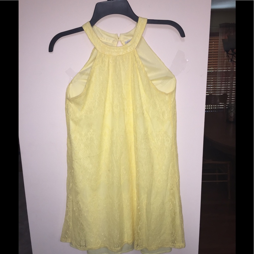 Pale yellow sundress