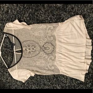 American Eagle Peplum Top