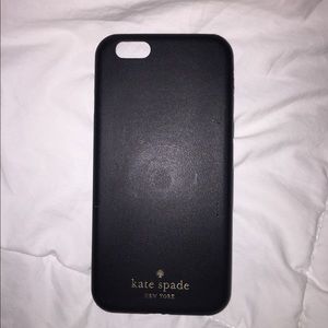 Black Kate Spade iPhone 6 case