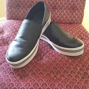 DOLCE VITA Black leather sneakers