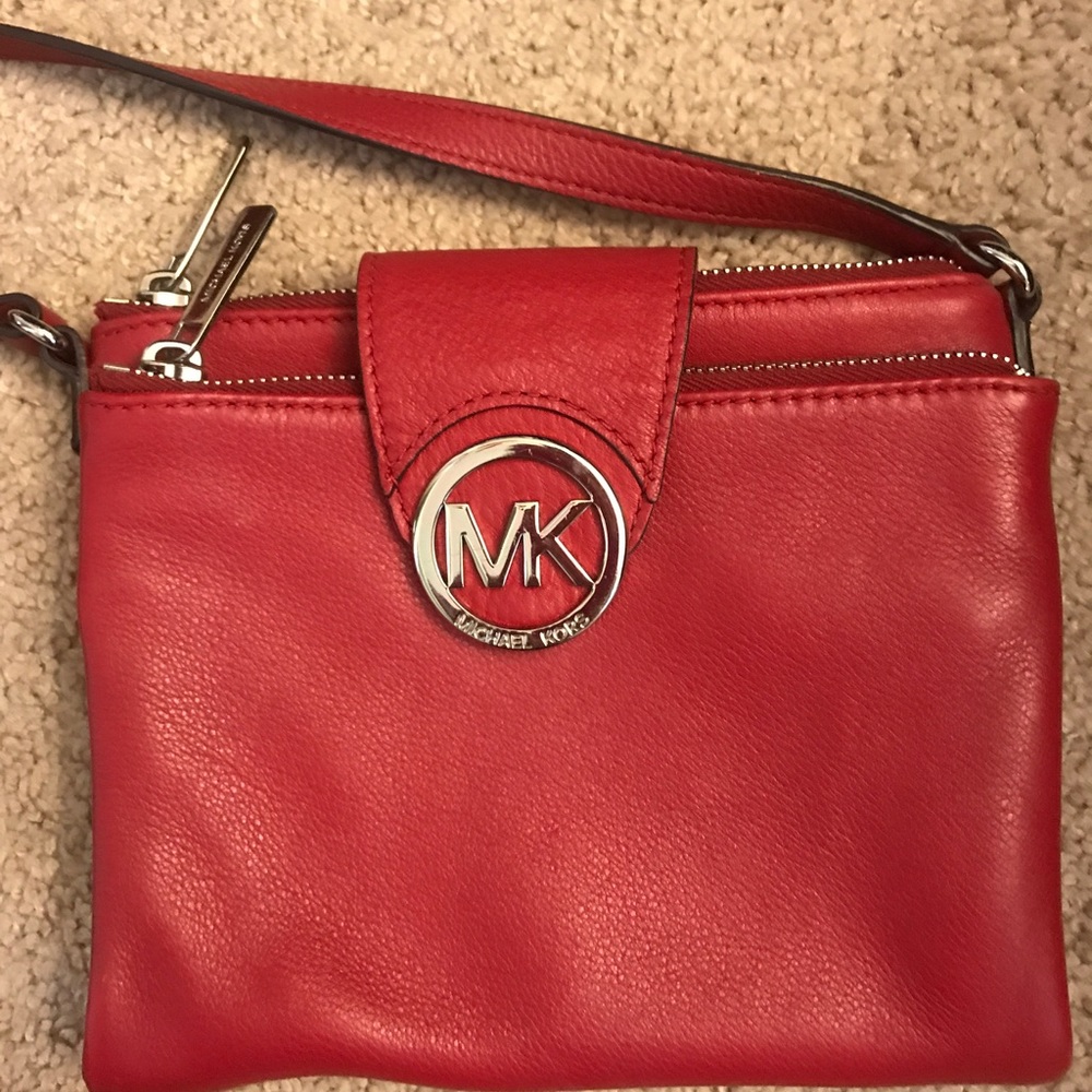 Michael Kors (leather) Crossbody