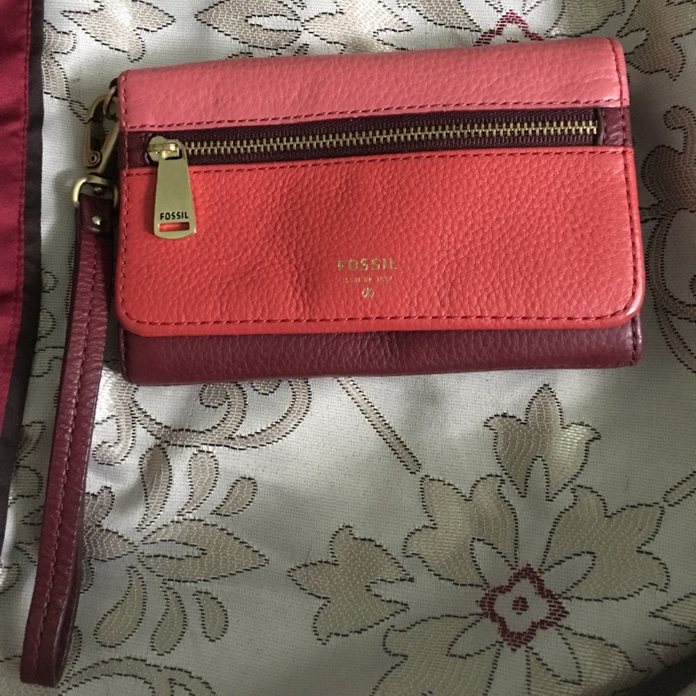 Trifold Fossil Wristlet- -Fossil - image 1