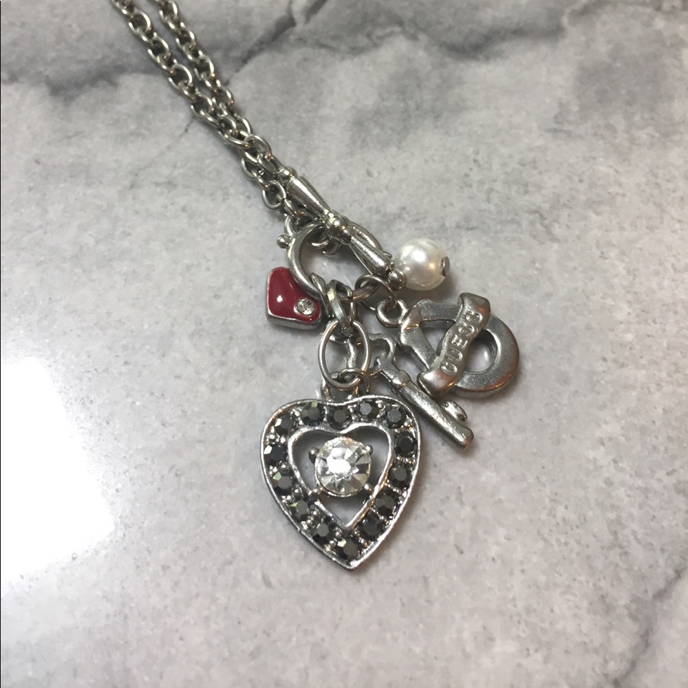 Heart Necklace with front clasp