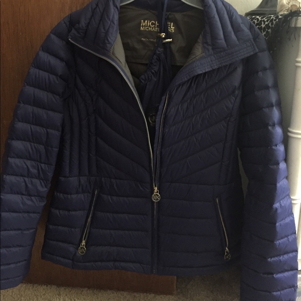 Michael Kors Blue/Navy Down Jacket