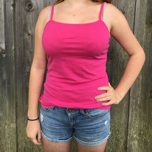 Pink tank top