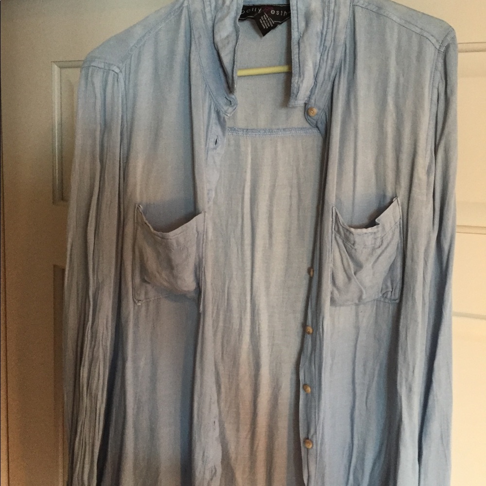 Women's Denim button-down top