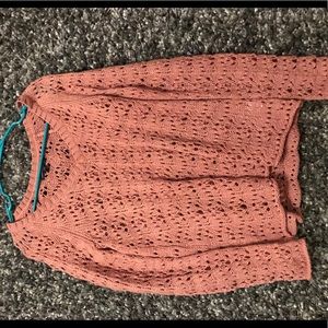 American Eagle Crochet Sweater