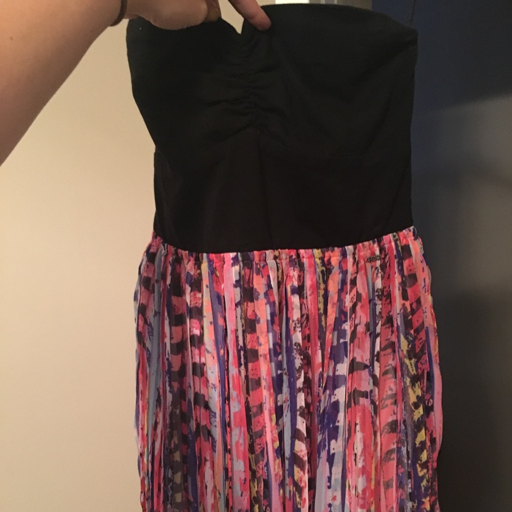 stretch strapless roxy dress