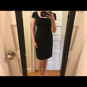 🎀 Little Black Bow Neck Dress Evan Picone 🎀