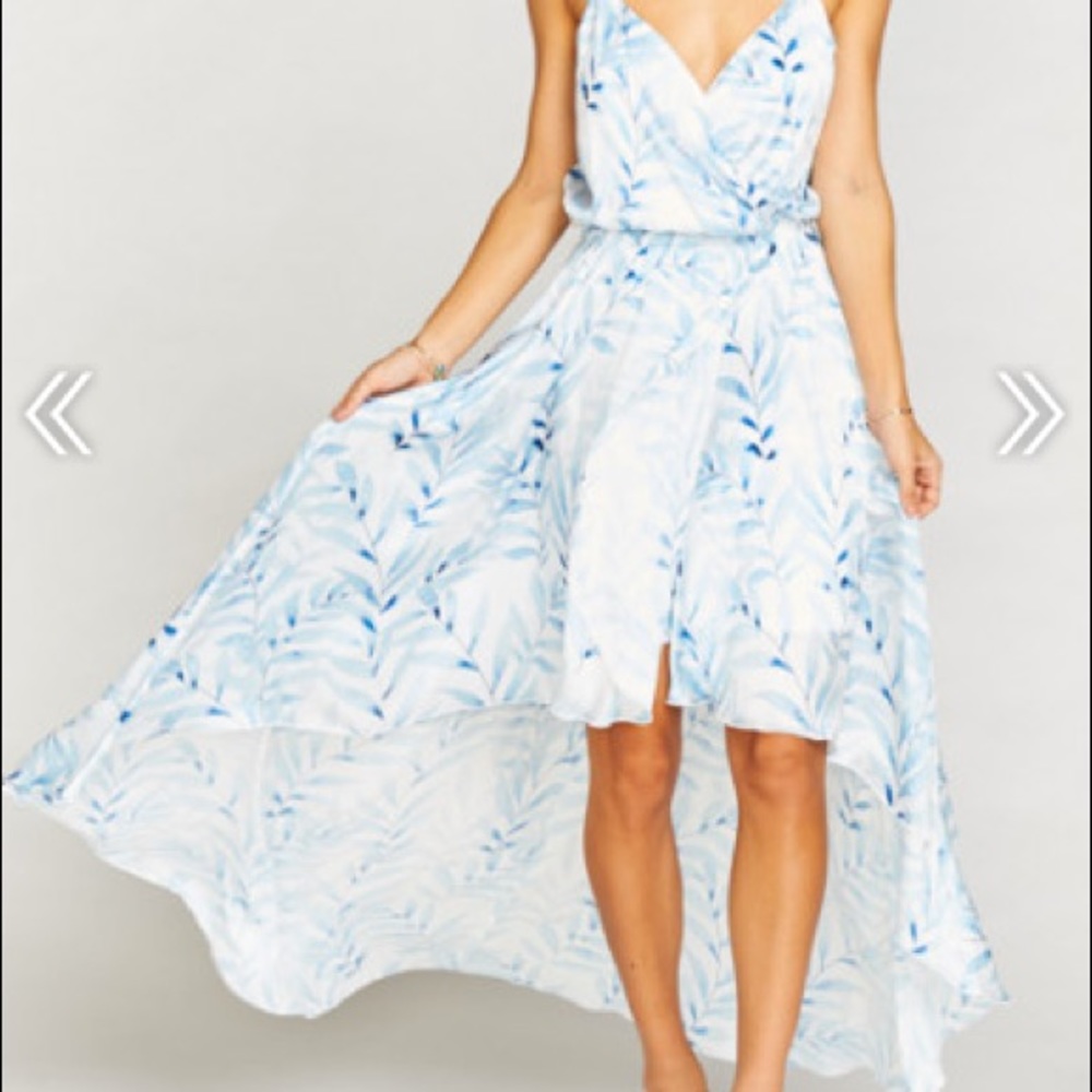 Show Me Your MuMu Molly Mullet Dress Blue Me Away