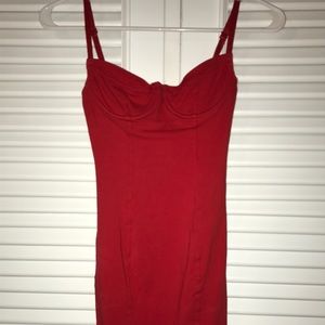 RED AMERICAN APPAREL DRESS