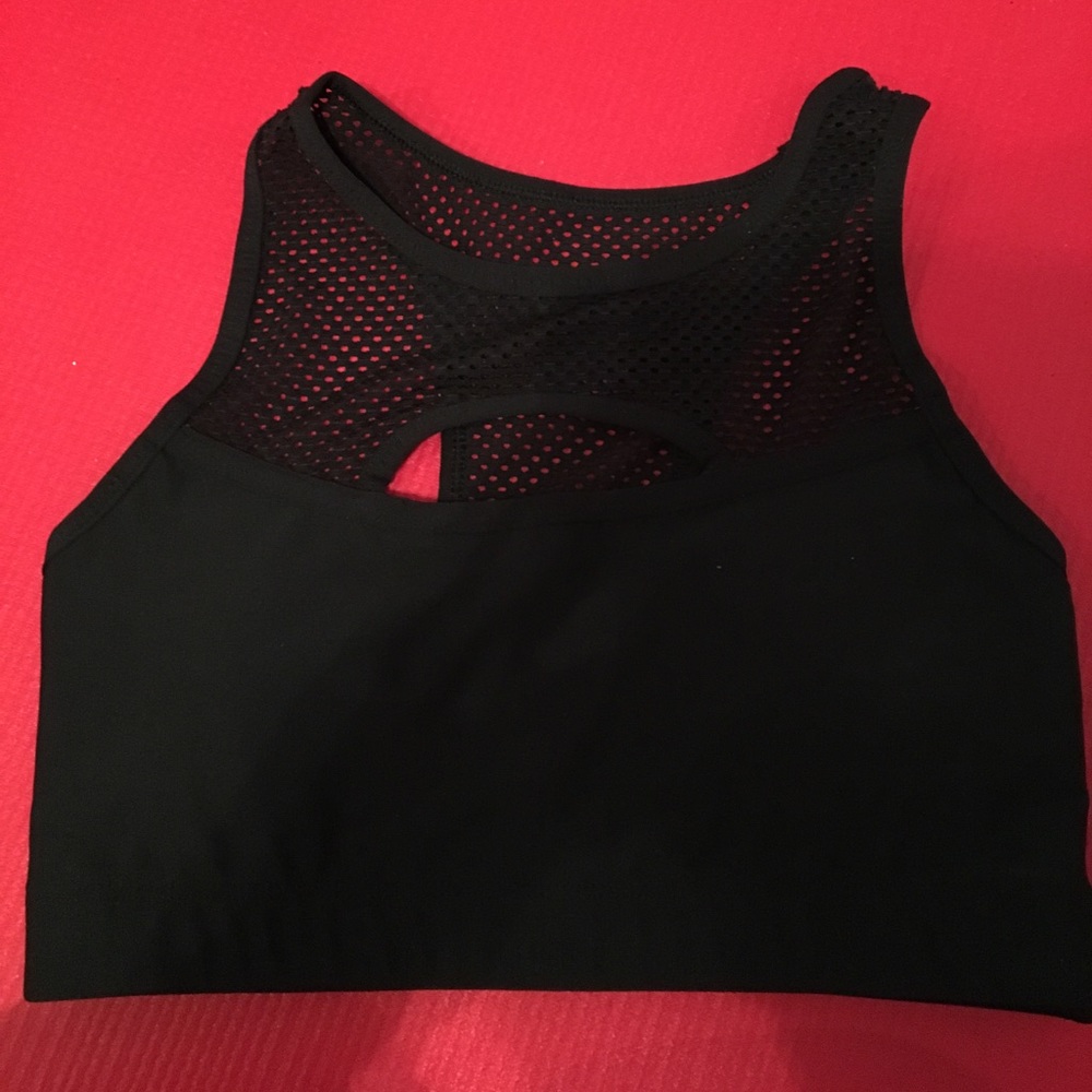 sports bra with mesh
