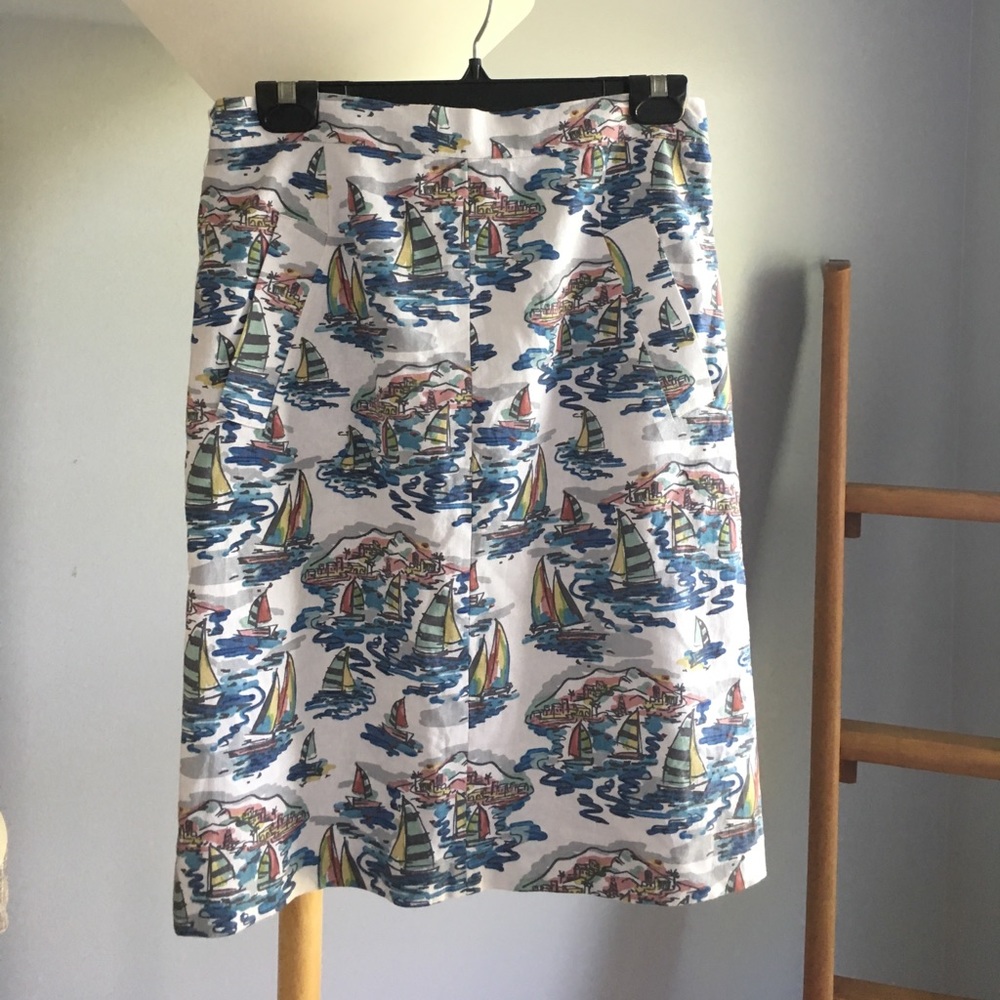 Nine West nautical pencil skirt