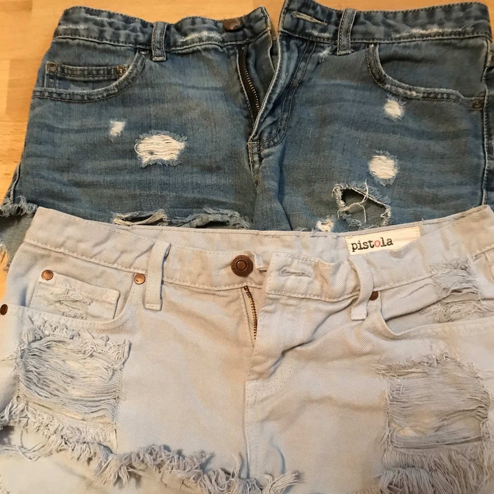 FREE PEOPLE AND PISTOLA SHORTS!