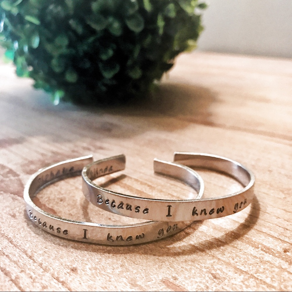 WICKED inspired Glinda Elphaba friend bracelet set