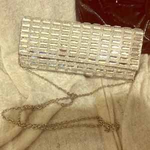 Aldo's crystal encrusted clutch