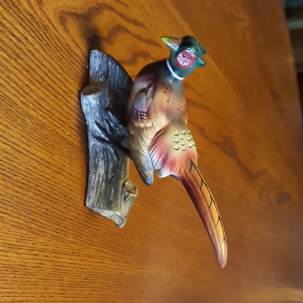 Pheasants antique figurines