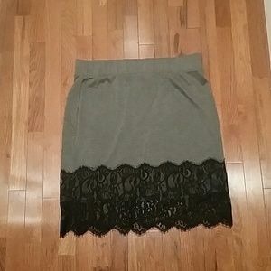 Gray Maurices Skirt
