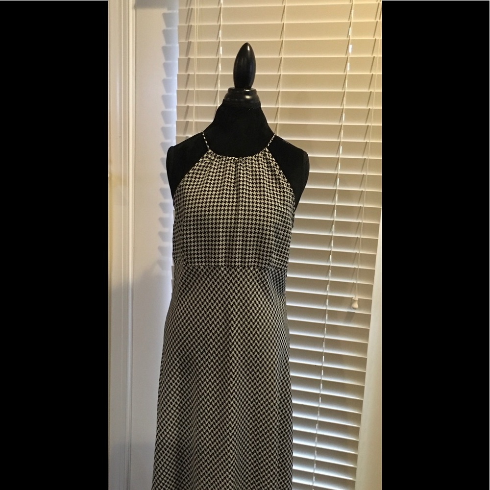 Houndstooth Halter Dress by New York & Company