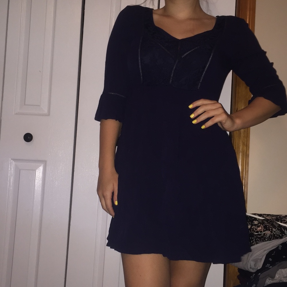 Navy blue dress