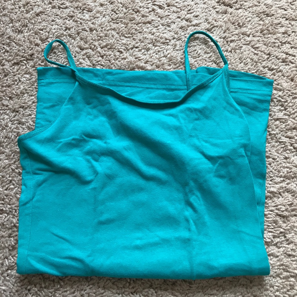 Blue tank