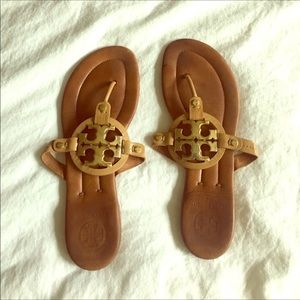 Tory Burch Miller 2 Sandals with Gold Hardware