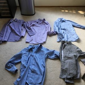 5 men's Jcrew shirts size small