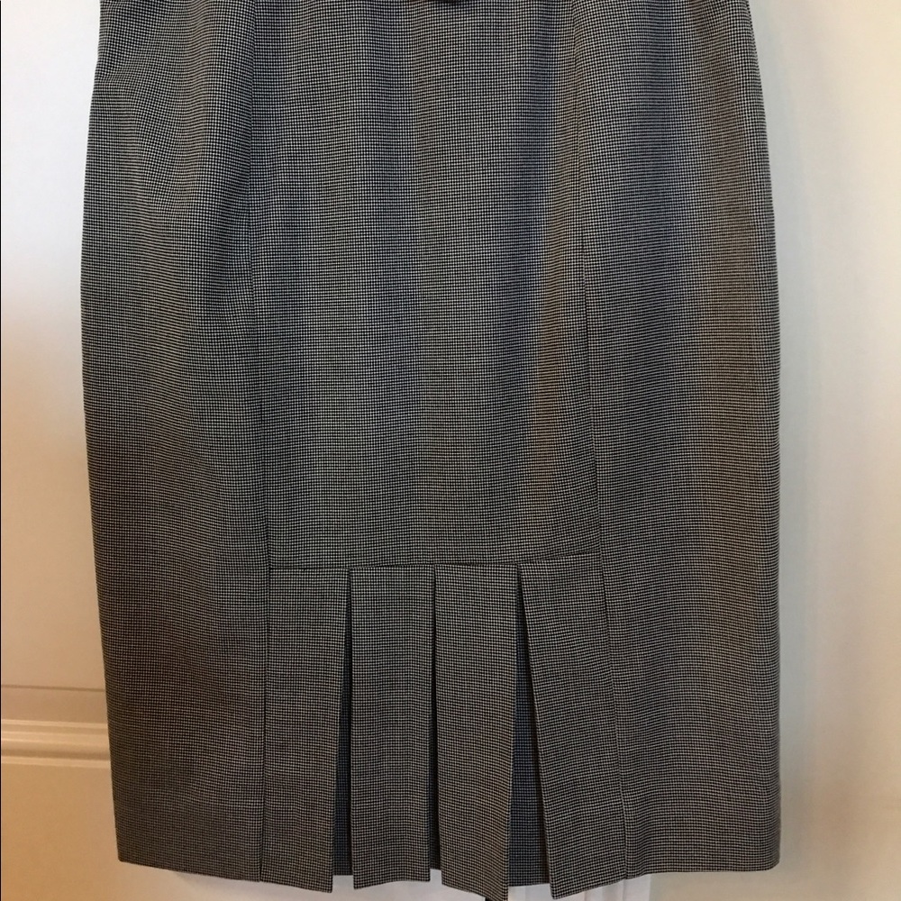 WHBM Pencil Skirt with Back Pleat Detail