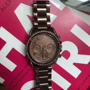Like New Michael Kors Chocolate Watch