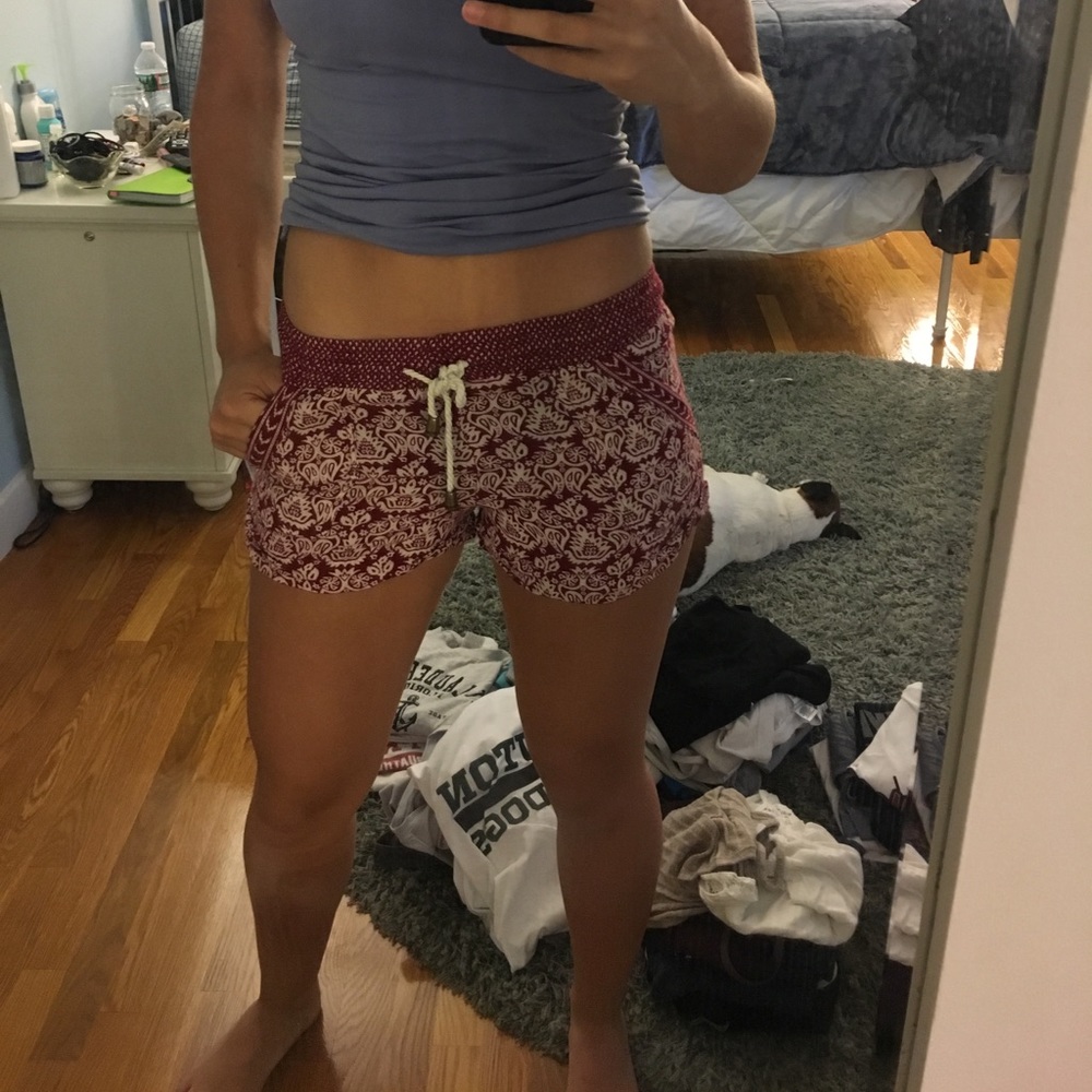 Floral flowy shorts