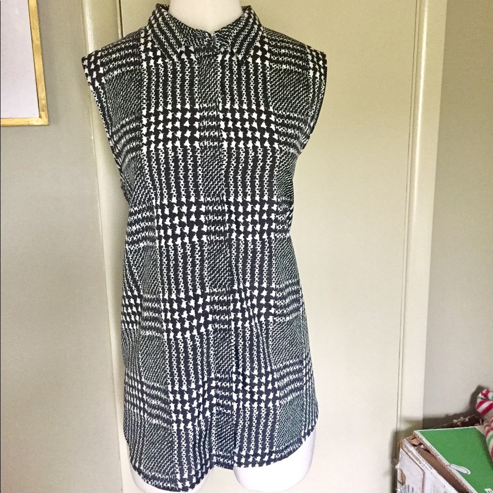 J.Crew Factory sleeveless button down