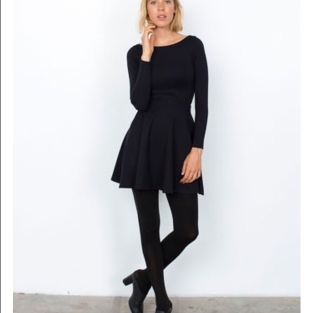 Black American Apparel Skater Dress