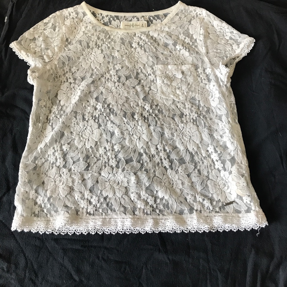 Lace t shirt from Abercrombie and Fitch