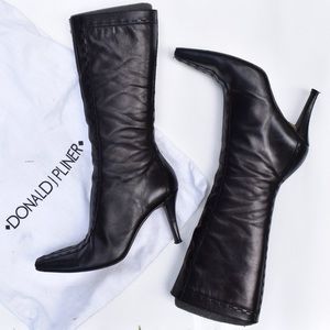 Donald J Pliner tall leather boots