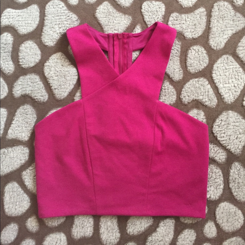 Magenta CropTop from Express 