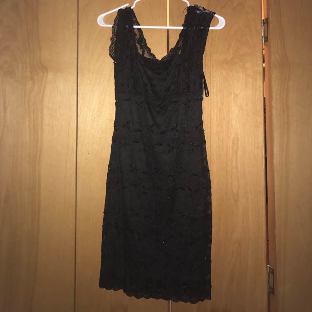 NWT black cocktail dress