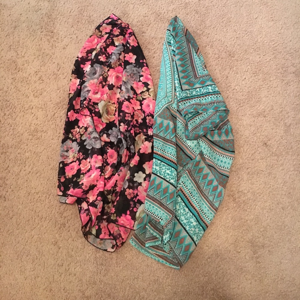 Sheer cardigans