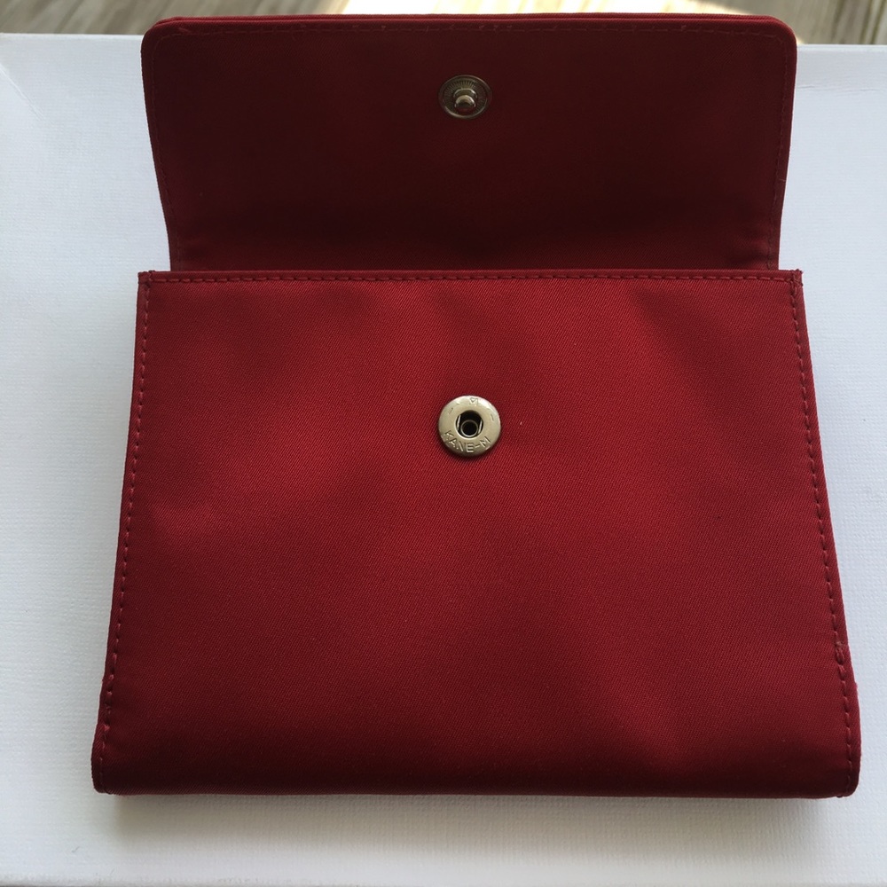 Kate Spade New York Red Nylon Bifold Wallet - Picture 3 of 6