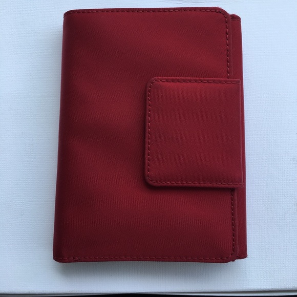 Kate Spade New York Red Nylon Bifold Wallet - Picture 2 of 6