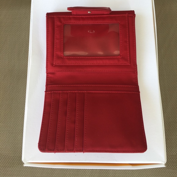 Kate Spade New York Red Nylon Bifold Wallet - Picture 4 of 6