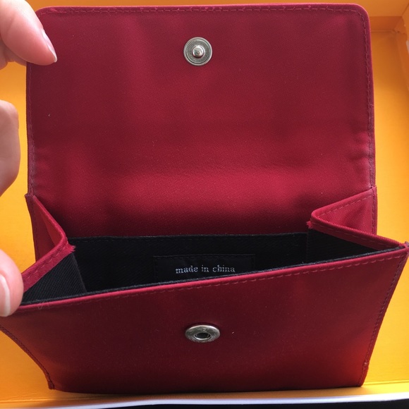 Kate Spade New York Red Nylon Bifold Wallet - Picture 5 of 6