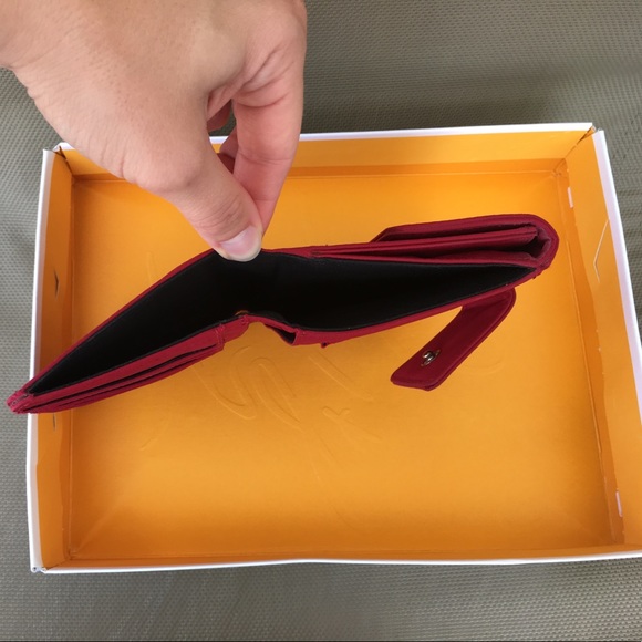 Kate Spade New York Red Nylon Bifold Wallet - Picture 6 of 6