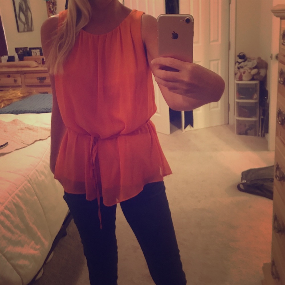 💥Banana Republic Orange Top~XS