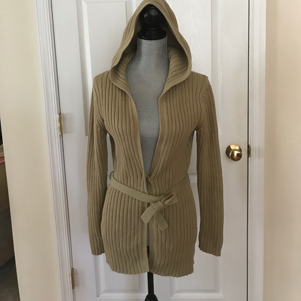 Gap tan cardigan/sweater 100% cotton