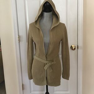 Gap tan cardigan/sweater 100% cotton