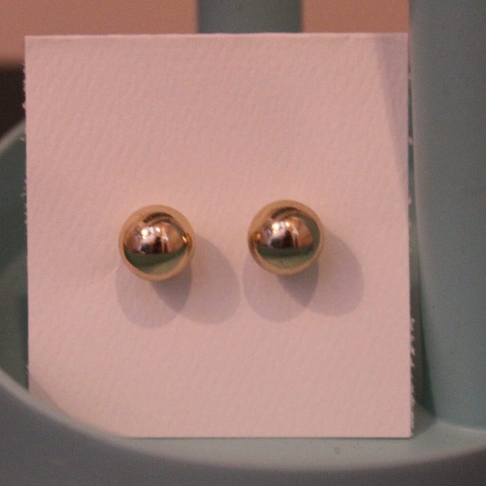 Gold Ball Studs