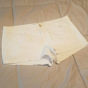 Abercrombie and Fitch White Shorts